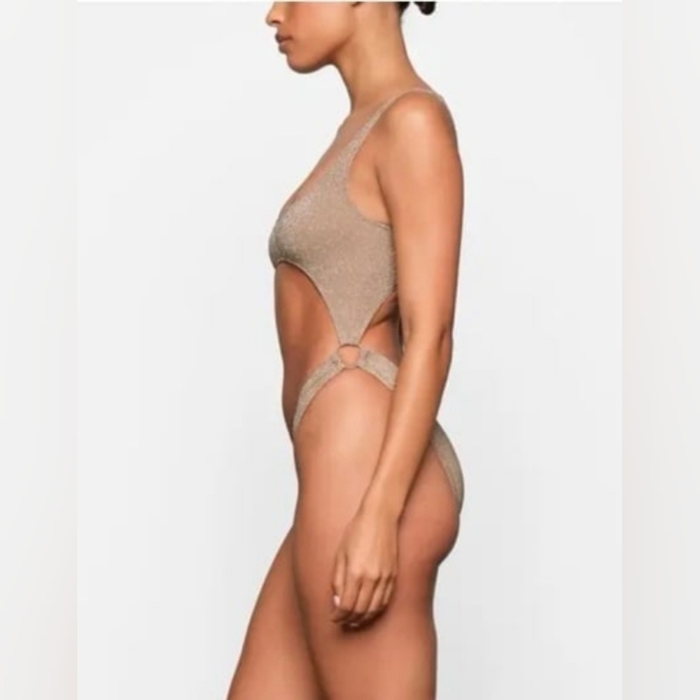NWT SKIMS Glitter Cut Monokini - Picture 2 of 4